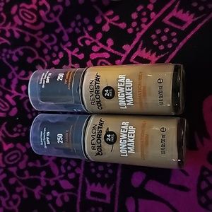 Lot of 2 Revlon 24-hours Colorstay longwear foundation
